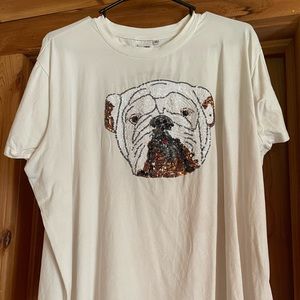 Queen of Sparkles Bulldog Tee